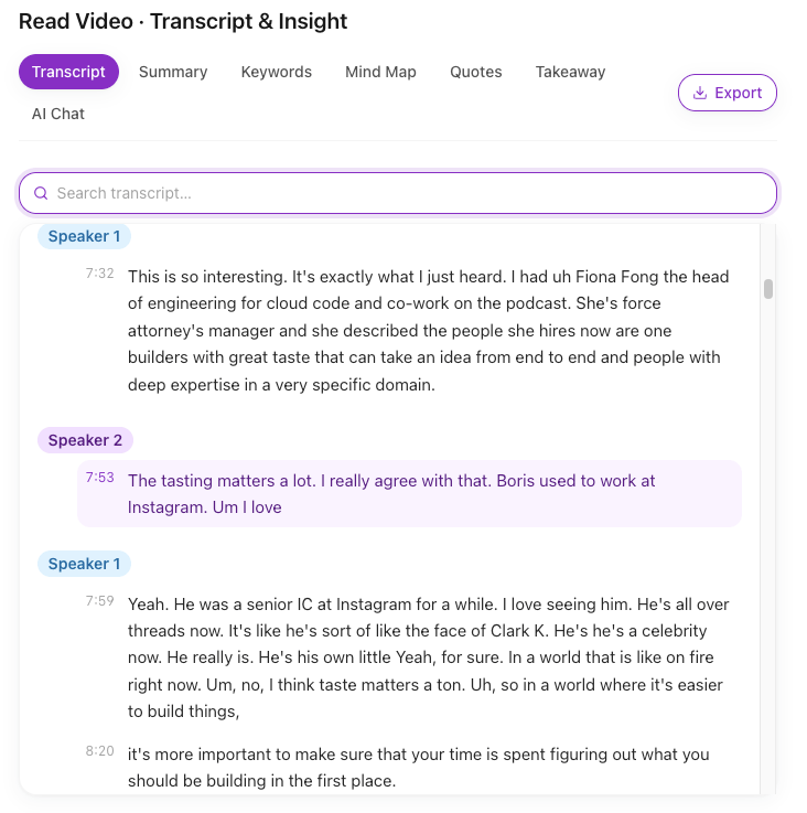 Volledige AI-transcriptie